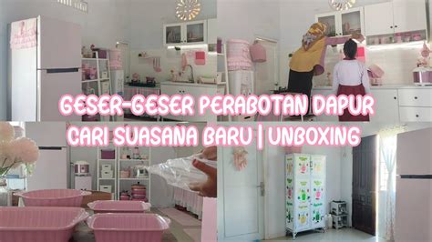 Geser Geser Perabotan Dapur Cari Suasana Baru Didapur Pink Putih