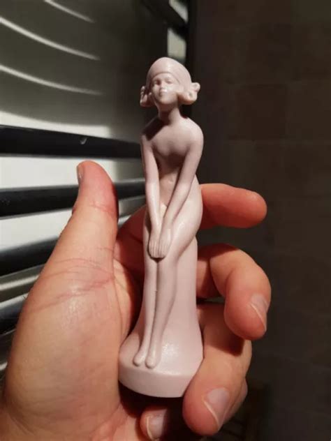 ART DECO NOUVEAU FIGURE Porcelain Naked Woman Nude Pinkish Colour 1920s 23 00 PicClick UK