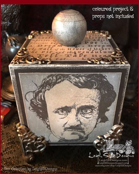 Edgar Allan Poe Portrait and Signature Digi Art Stamp Set - Etsy