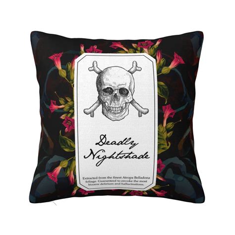 ZICANCN Retro Skull Sticker Print Throw Pillow Covers Bed Couch Sofa