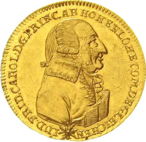 1 Ducat Louis Frederick Charles Birthday Condado De Hohenlohe