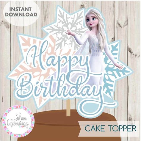 Frozen Instant Download Frozen 2 Cake Topper Frozen 2 Cake Sign