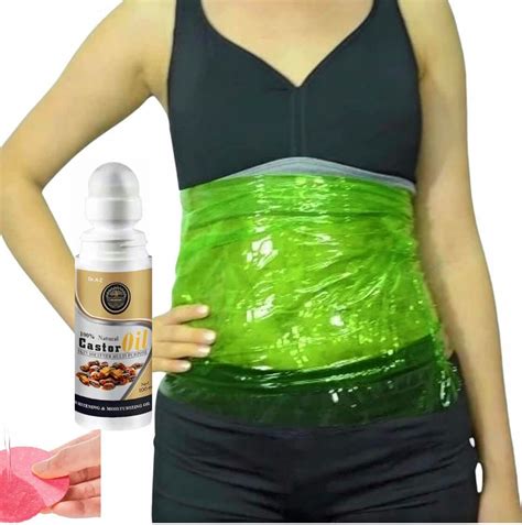 Buy Castor Oil Pack Compress Kit Body Wraps Anti Cellulite