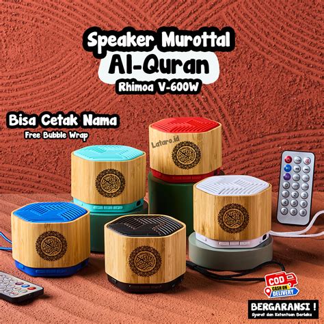 Jual Speaker Quran Juz Lengkap Rhimoa V W Bluetooth Terbaru