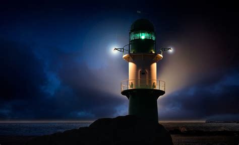 Lighthouse Beacon Ocean Evening - Free image on Pixabay