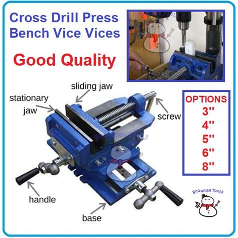 3 4 5 6 8 Inch Cross Drill Press Bench Vice Vices Vise Vises