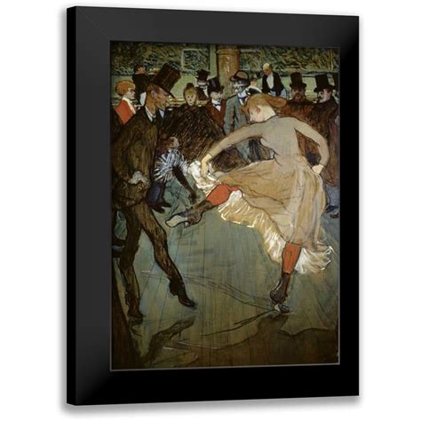 Toulouse Lautrec Henri X Black Modern Framed Museum Art Print