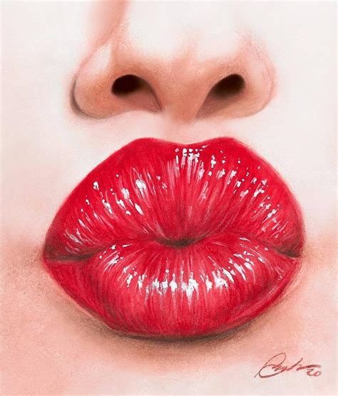 Lips Painting By Bruce Lennon Fine Art America