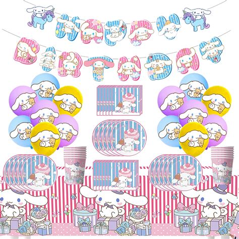 Cinnamoroll Birthday Decorations Sanrio Birthday Party Supplies Cinnamoroll Balloons Birthday