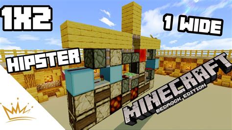 Minecraft Bedrock 2x1 Expandable Hipster Doorpewindows10bedrock