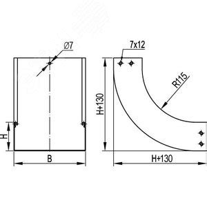 Пластина опорная для С-образных профилей М10 артикул BHM4141 DKC ...