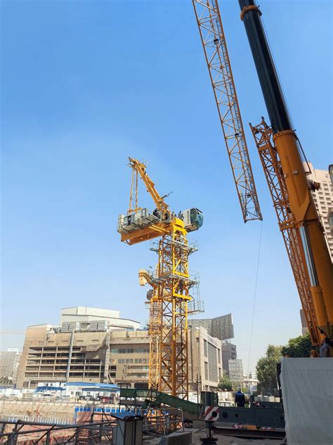 Onsite News Idp Erects Egypts First Potain Mcr 295 Cranes