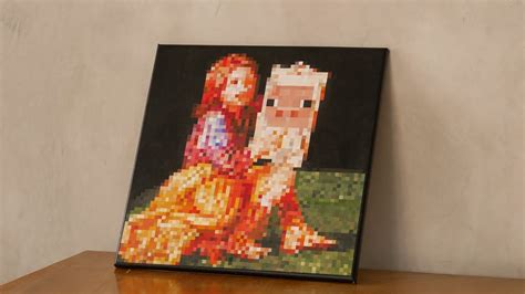 Minecraft Paintings In Real Life