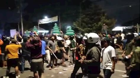 Tawuran 2 Massa Di Tamsis Jogja Buntut Aksi Penganiayaan Kepada Anggota