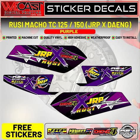 RUSI MACHO TC 150 AND 125 JRP X DAENG Shopee Philippines