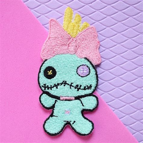 Xepa Lilo E Stich Bordado Termocolante Patch Shopee Brasil