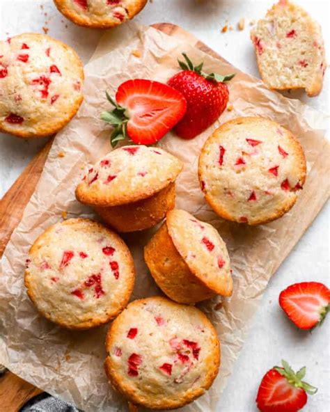 Strawberry Muffins Recipe The Cookie Rookie®