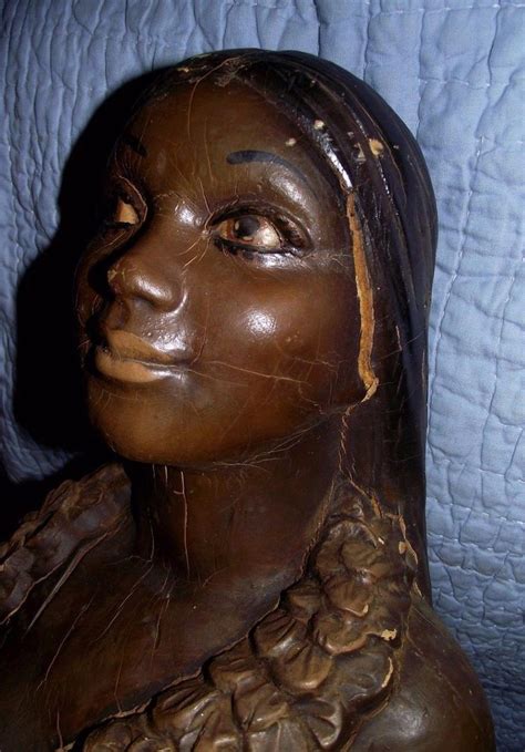 Old Vintage S S Ship Figurehead Naked Woman Bust Alfco