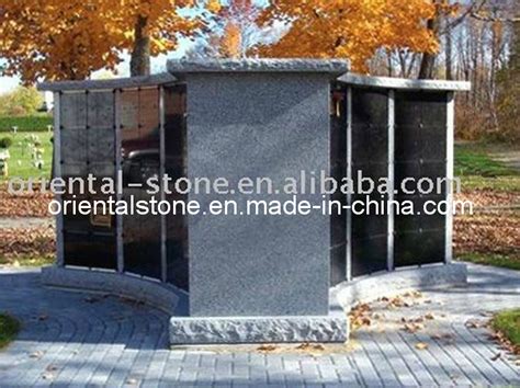 Black Granite Stone Niches Columbarium China Columbarium And Granite