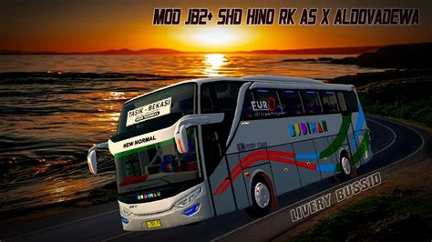 Bussid Livery Budiman Mod JB2 SHD Air Suspension Terbaru Aldovadewa