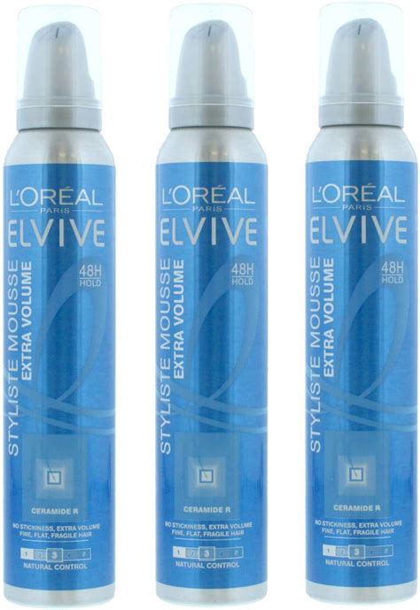 L Or Al Elvive Styliste Extra Volume Mousse Natural Ml Paquete De