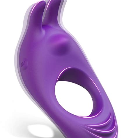 Vibrating Penis Rings For Men Dual Motors Vibrators Adult Sex Toys
