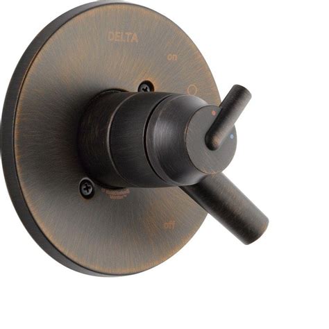 Delta Trinsic Handle Wall Mount Valve Trim Kit In Venetian Bronze