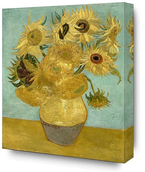 Sunflowers Van Gogh Print On Canvas