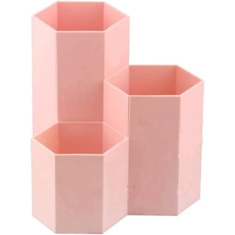 Porte Crayons Porte Stylo Hexagonal Pot Crayons De Plastique Pot A