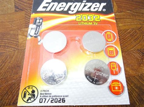 4 X Energizer CR 2032 Lithium 07 2026 Kaufen Auf Ricardo