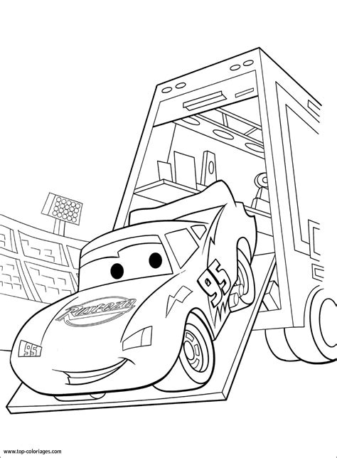 Coloriage Flash McQueen