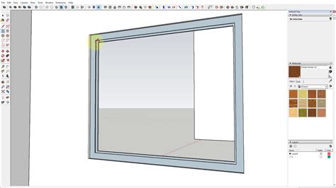 Creacion De Ventana En Sketchup Youtube