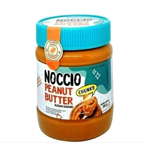 Jual Noccio Peanut Butter Selai Kacang Creamy Dan Chunky 340 Gr 500gr