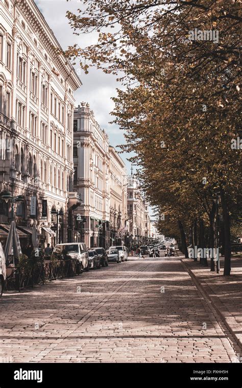 Straße in Helsinki Finland Stock Photo - Alamy
