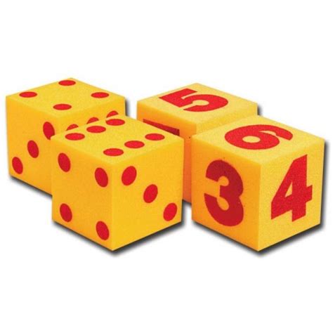 Giant Foam Dice Set Of 2 Foam Dice The Learning Store Teacher