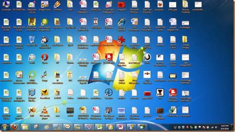 Get Rid of Desktop Full of Icons And Shortcuts