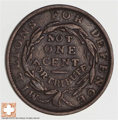 1837 Liberty Millions For Defence Not One Cent For Tribute Hard Times