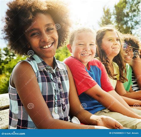 Happiness Is Days Of Fun With Friends Portrait Of A Group Of Diverse