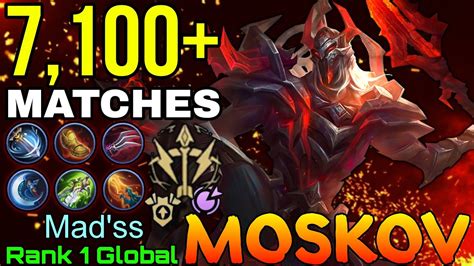 7 100 Matches Moskov Perfect Gameplay Top 1 Global Moskov By Mad Ss