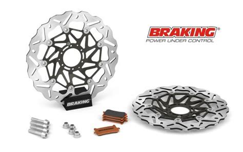 BRAKING OKWK12 Oversize Wave Bremsscheiben Kit 320mm Honda African Twin