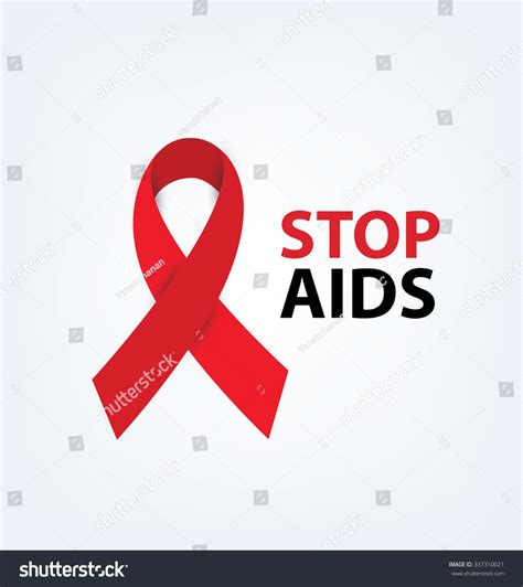 Aids Awareness World Aids Day Concept Stock Vector Royalty Free