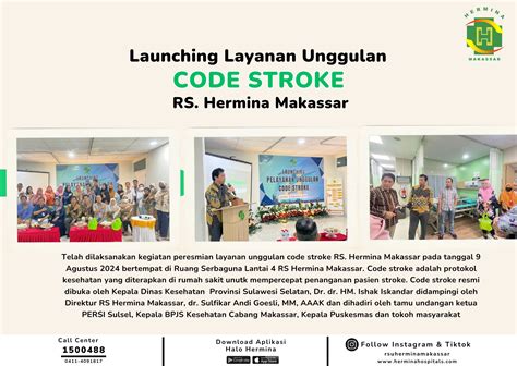 Hermina Hospitals Launching Of The Code Stroke Flagship Service At