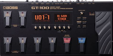 BOSS GT 100 Guitar Multi Effects Pedal AmpMarket