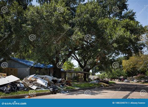 Houston Texas Usa 10 De Septiembre De 2017 Consecuencias Del Huracán