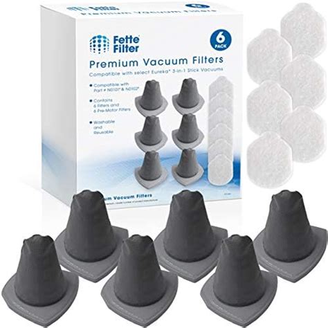 Fette Filter Vacuum Filter Set Compatible With Eureka Nes Nes