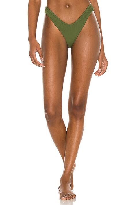 VDM Stevie Reversible Bikini Bottom In Khaki REVOLVE