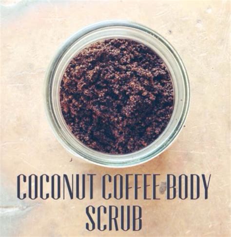 Diy Coconut Coffee Body Scrub Showit Blog