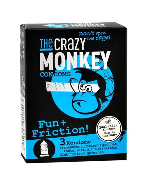 Crazy Monkey Fun Friction 3er Packung Vinico