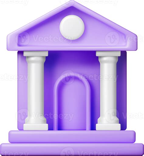 3d Bank Building 35700076 Png