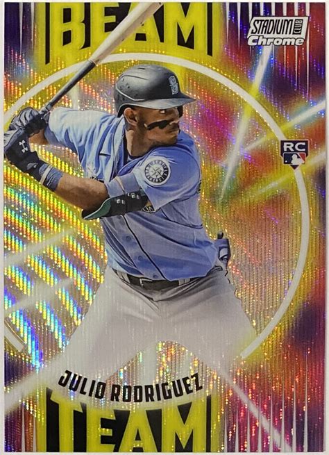 Julio Rodriguez 2022 Topps Stadium Club Chrome Seattle Mariners